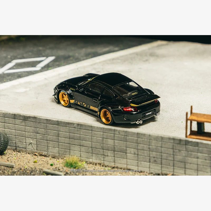 Tarmac Works Porsche TW RWB 997 Black 1:64 Diecast