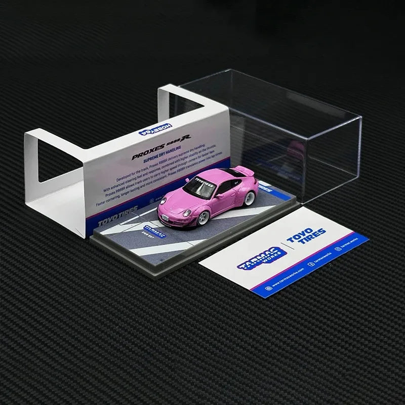 Tarmac Works Porsche TW RWB 997 Pink 1:64 Diecast