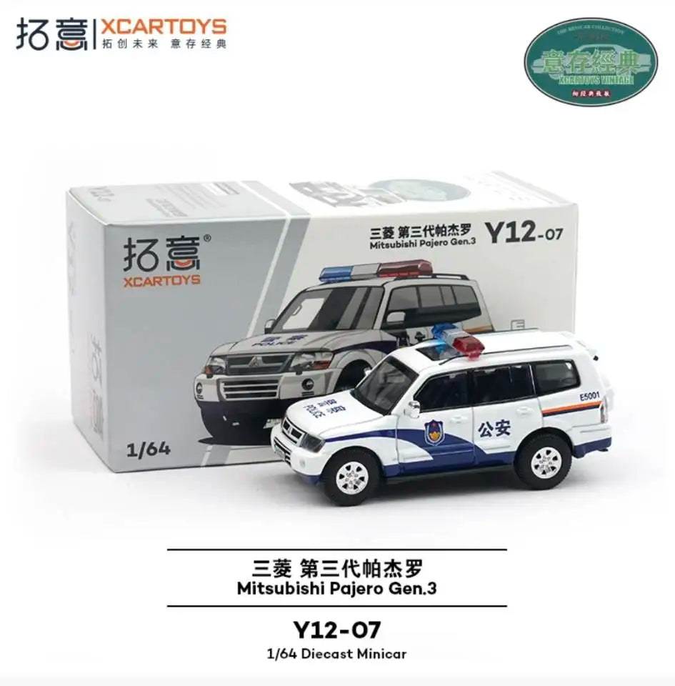 XCARTOYS Pajero Gen 3 1 64 Metal Plastic Parts Y12 1:64 Diecast