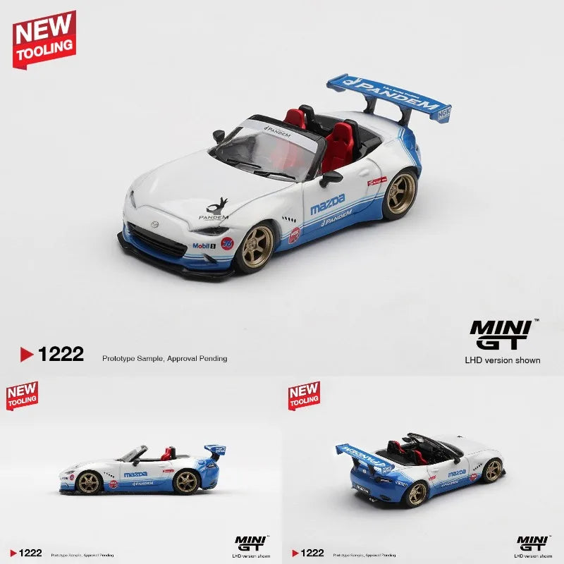 MINI GT MINI Cooper MINI Mazda MX-5 Pandem IMSA 1:64 Diecast