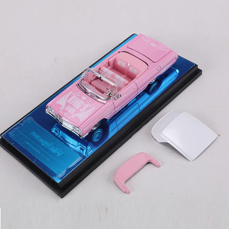 Fineworks 1 64 Chevrolet Impala Hardcover Edition Open Full Door 1:64 Diecast