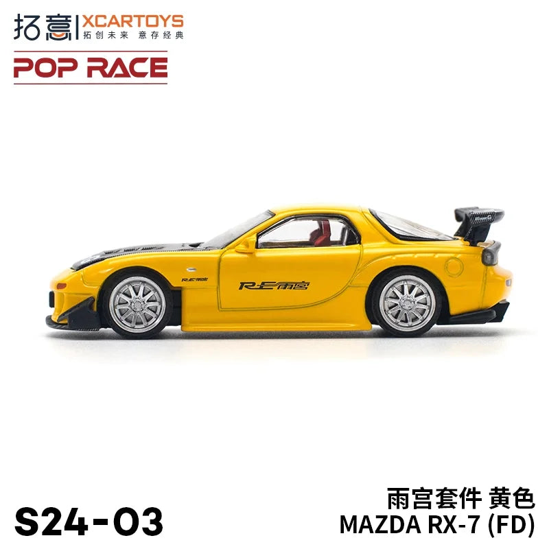 XCARTOYS Pop Race RX-7 RX-7 Fd Re Wide Body 1 1:64 Diecast