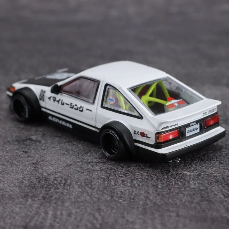 Toyota AE86 Street V1 MINI GT Kaido House 1:64 Scale Diecast Model Car