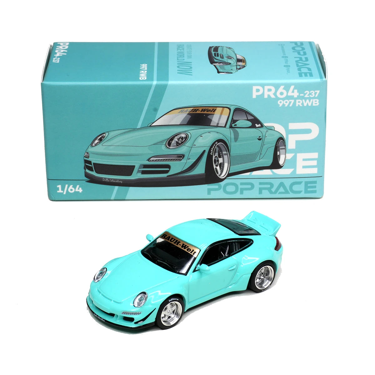 Pop Race 1 64 Clk GT-R D2 GT-R R32 Kpgc10 1:64 Diecast