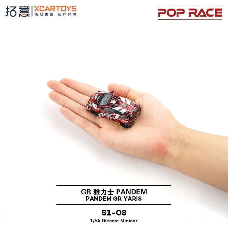 Pop Race XCARTOYS GR Pandem GR Yaris 1 64 Metal Plastic 1:64 Diecast