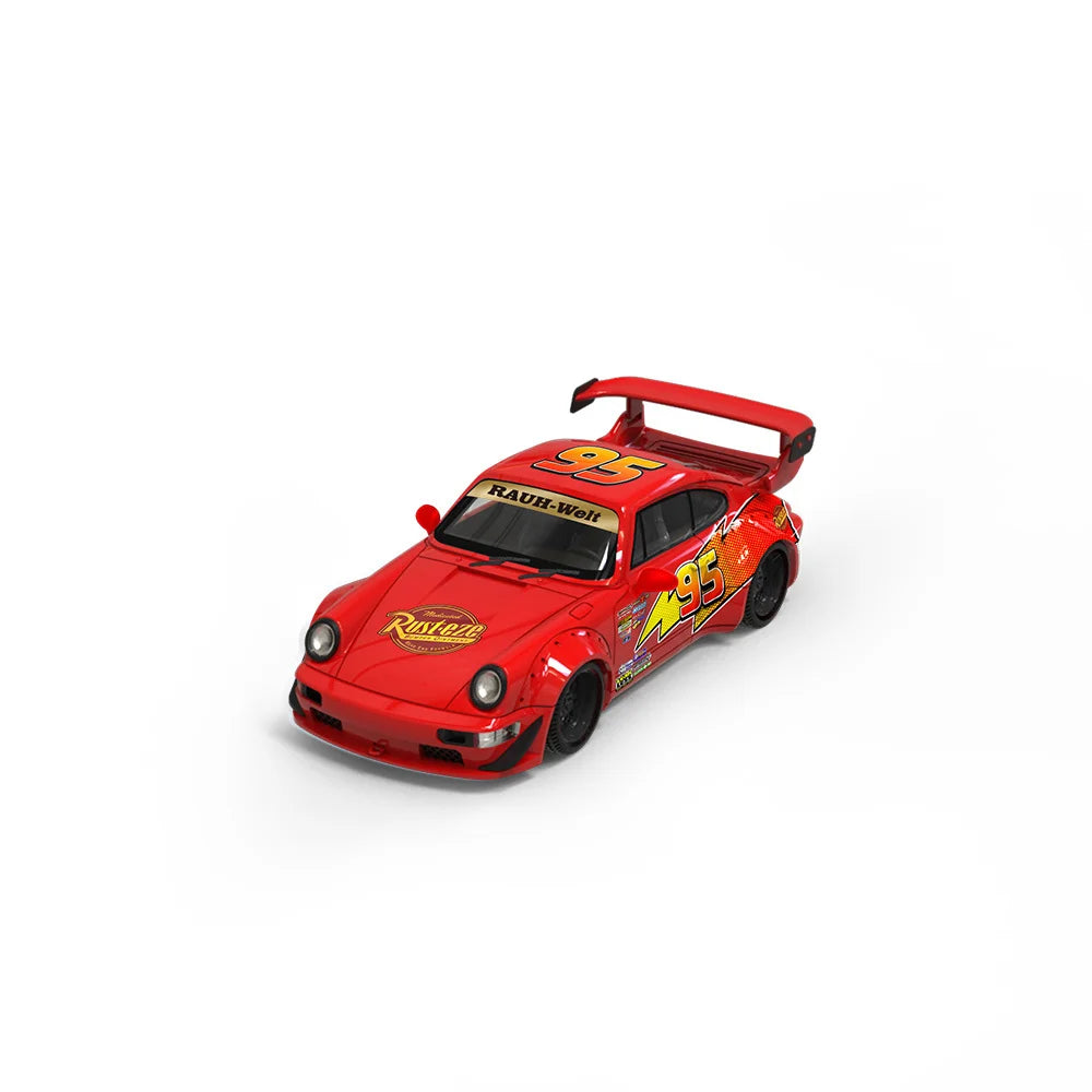 Toyota RWB 964 Supra A90 Lightning Time Micro 1:64 Scale Diecast Model Car