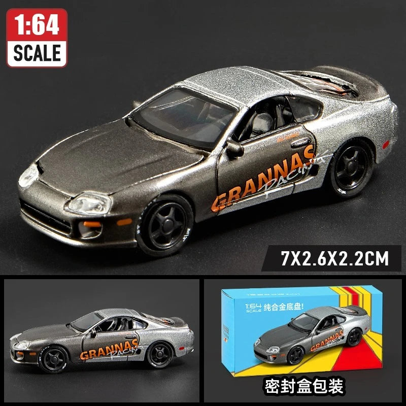 Toyota GT500 / Supra / Pontiac Sports Car 1:64 Scale Diecast Model Car