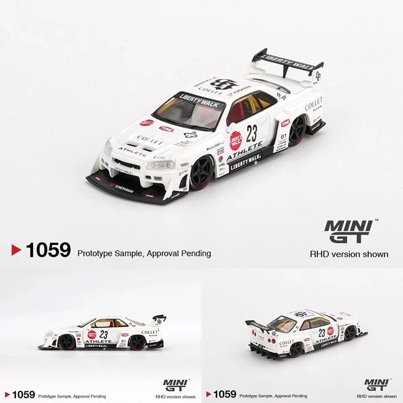 MINI GT 1 64 Porsche Lamborghini Bugatti Pagani BMW Mclaren Nissan 1:64 Diecast