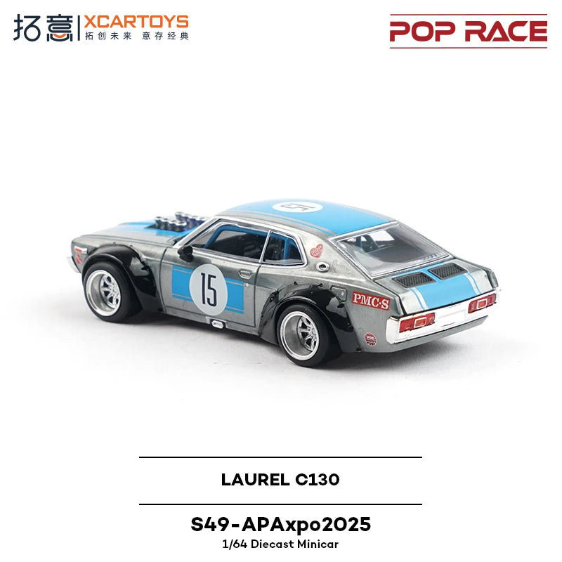 Pop Race XCARTOYS Laurel C130 1 64 Metal Plastic Parts S49 1:64 Diecast