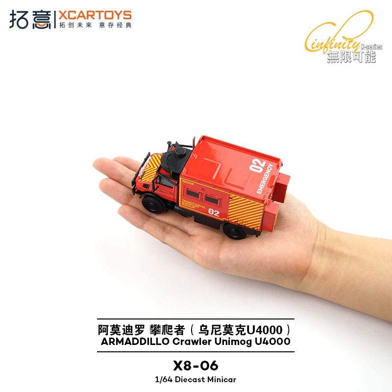 XCARTOYS Crawler U4000 1 64 Metal Plastic Parts X8 06 1:64 Diecast