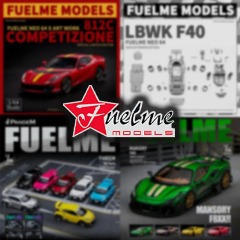 Ferrari LBWK 992 F40 Pandem GR Yaris 812 F8XX 1:64 Diecast