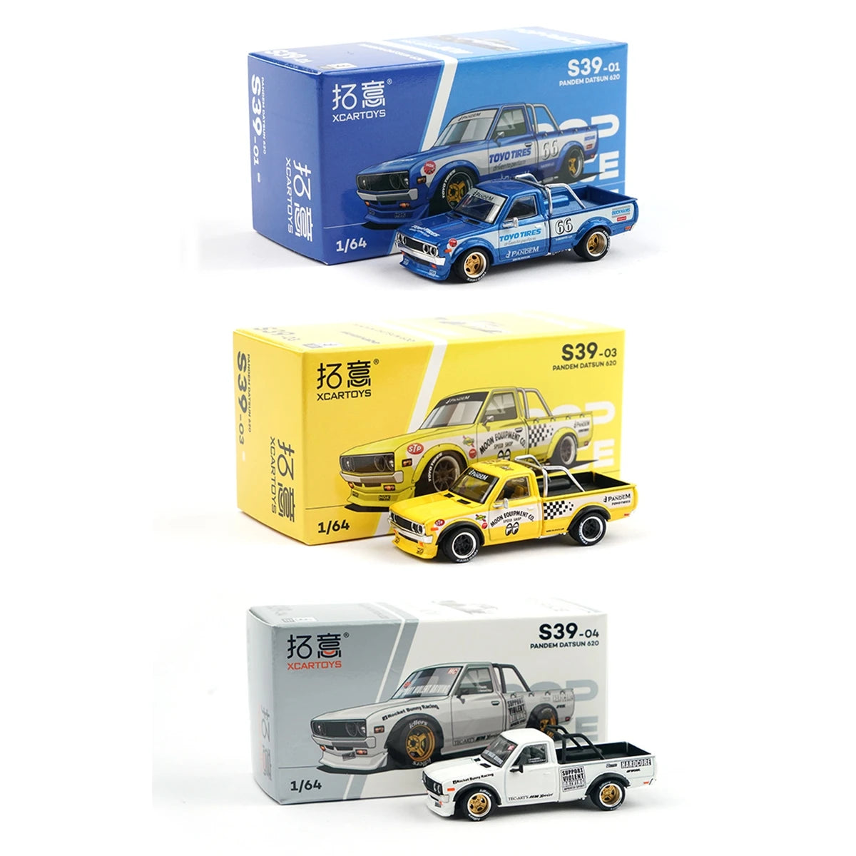 Pop Race Pandem Datsun 620 1 64 Metal Plastic Parts S39 1:64 Diecast