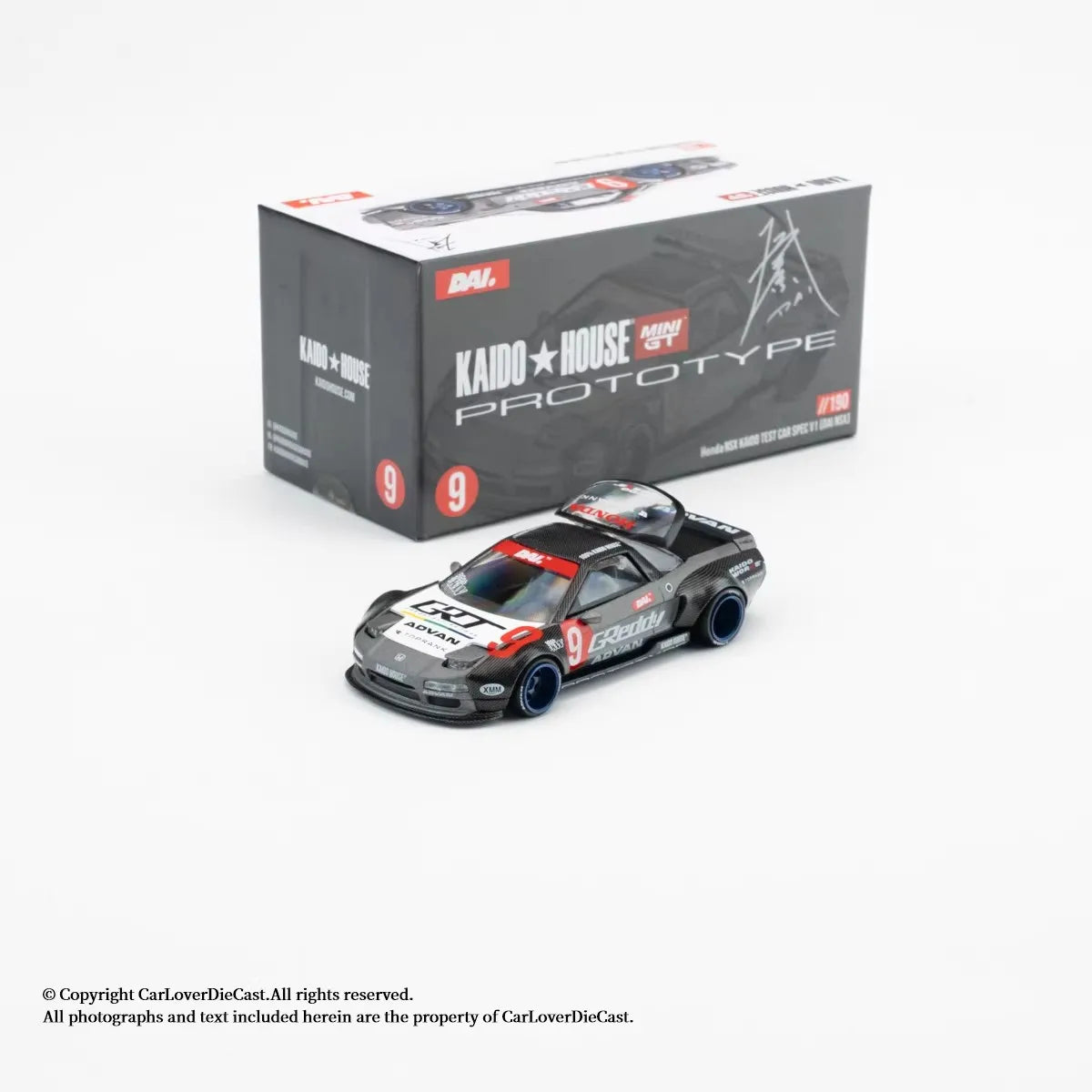 Khmg 190 1 64 Honda NSX Kaido Test Spec V1 1:64 Diecast