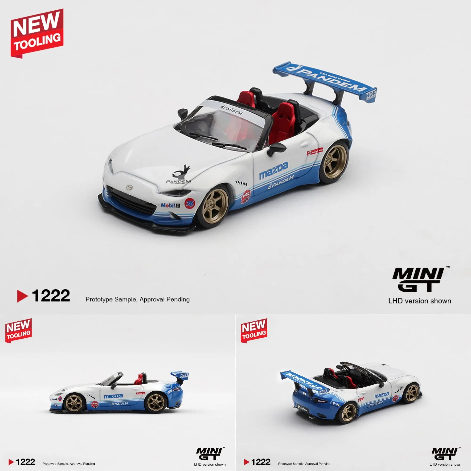 MINI GT MINI Cooper MINI Mazda MX-5 Pandem IMSA 1:64 Diecast