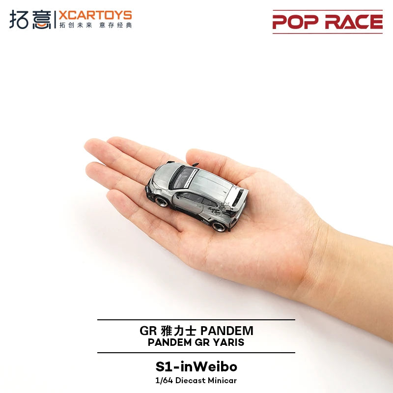 Pop Race XCARTOYS GR Pandem GR Yaris 1 64 Metal Plastic 1:64 Diecast