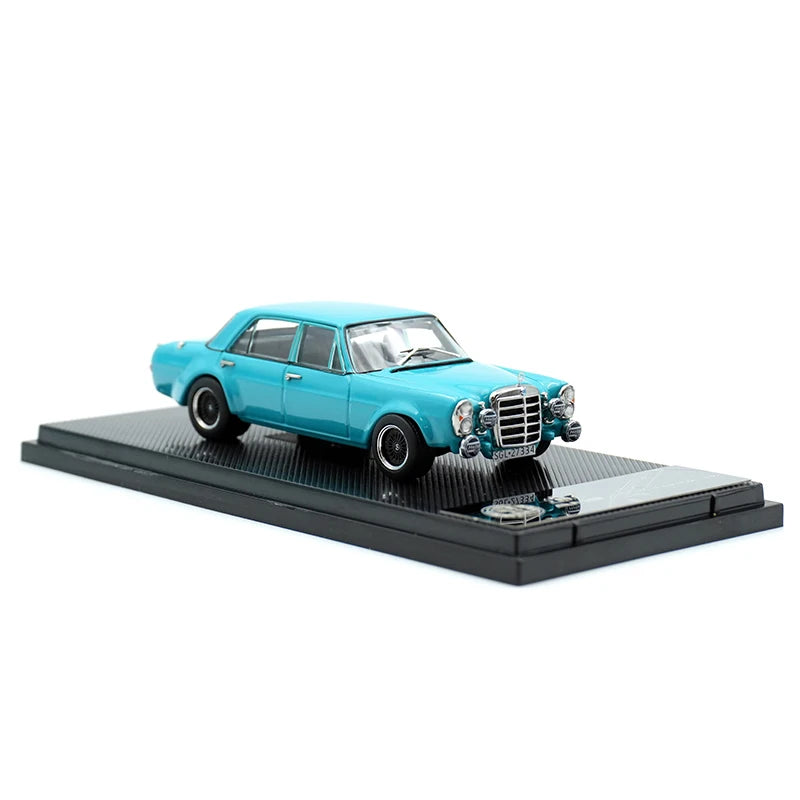 Liberty64 Mercedes-Benz 300 SEL 6.3 Blue Pig 1:64 Diecast