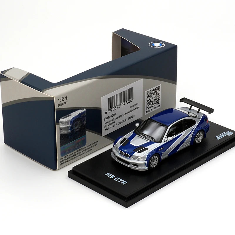 BMW M3 GT-R E46 AR MJ Model 1:64 Diecast