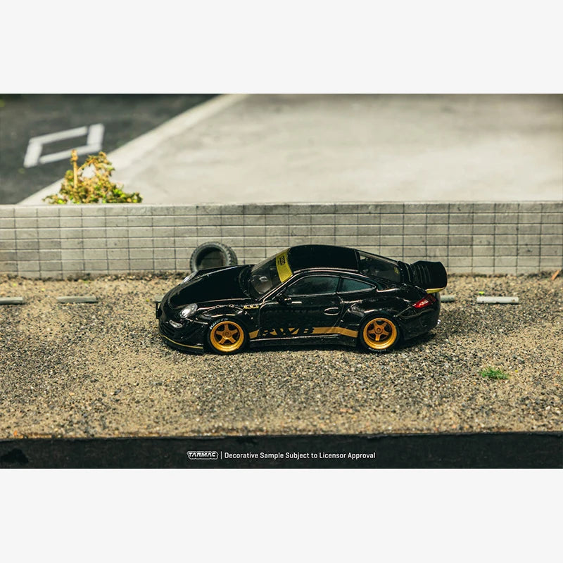 Tarmac Works Porsche TW RWB 997 Black 1:64 Diecast