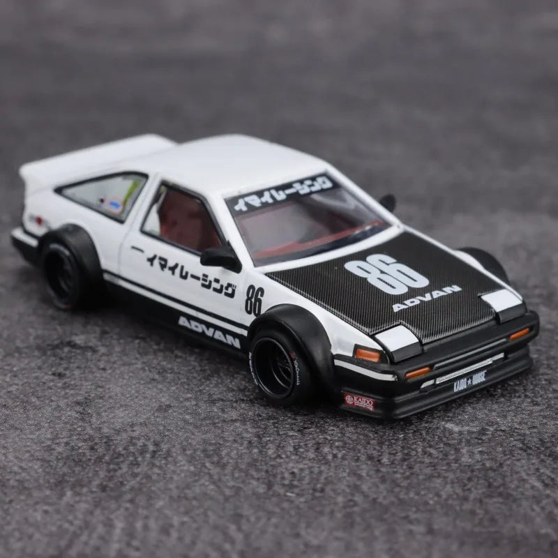 Toyota AE86 Street V1 MINI GT Kaido House 1:64 Scale Diecast Model Car