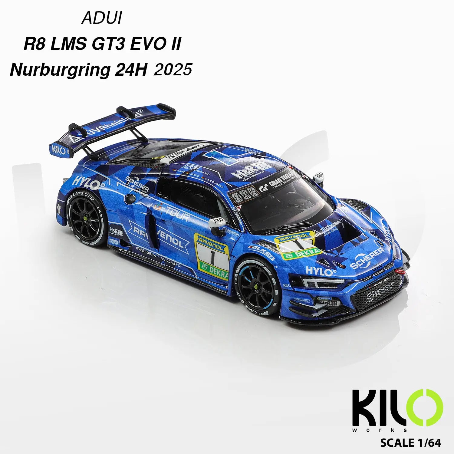 Kilo Works 1 64 Audi R8 Lms GT3 Evo Lotus 1:64 Diecast