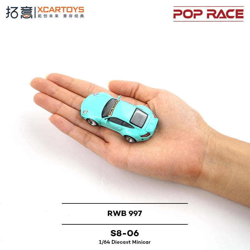 XCARTOYS Pop Race RWB 997 7 64 S8 1:64 Diecast