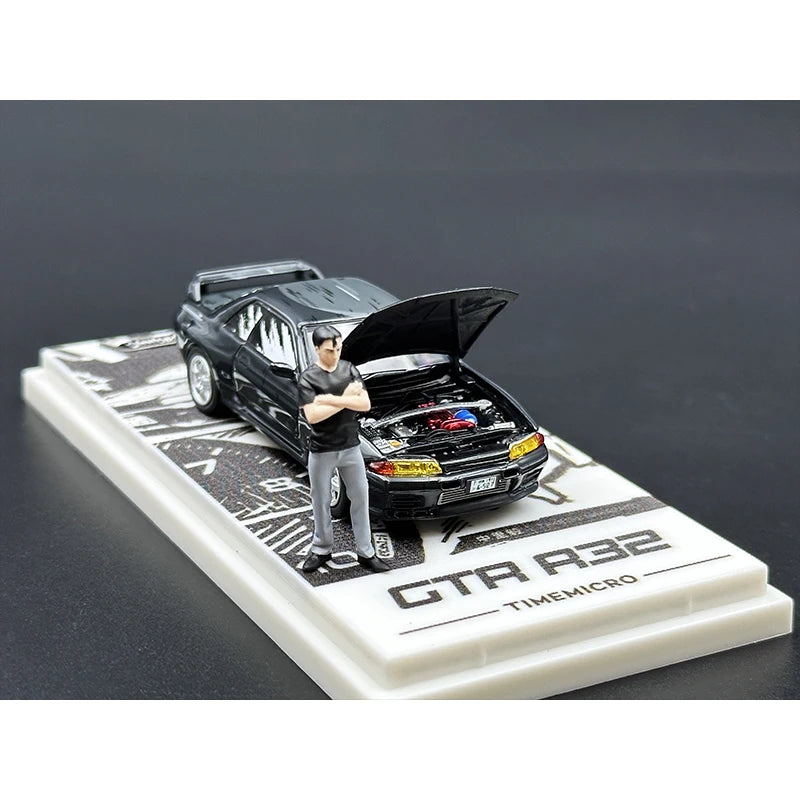 Nissan Skyline GT-R R32 Caricature Time Micro 1:64 Diecast