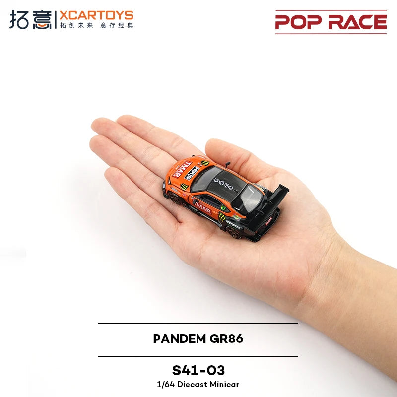 Pop Race Pandem GR 86 GR 86 1 64 Metal Plastic Parts 1:64 Diecast