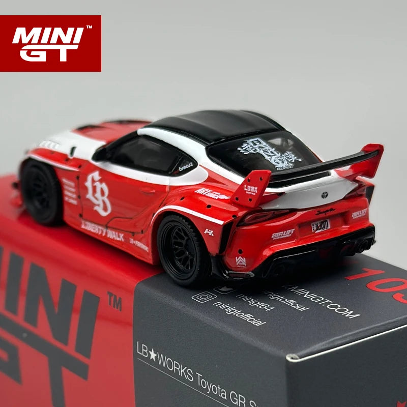 MINI GT 1 64 Toyota Lb Works Toyota GR Supra Red 1:64 Diecast