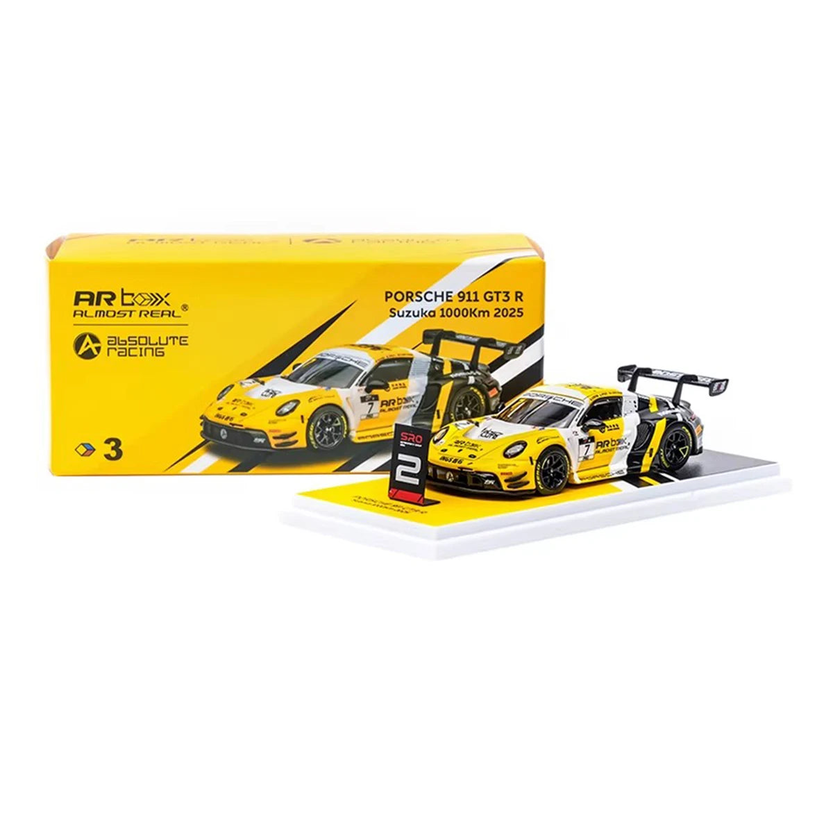 Porsche 911 992 AR Box 1:64 Diecast