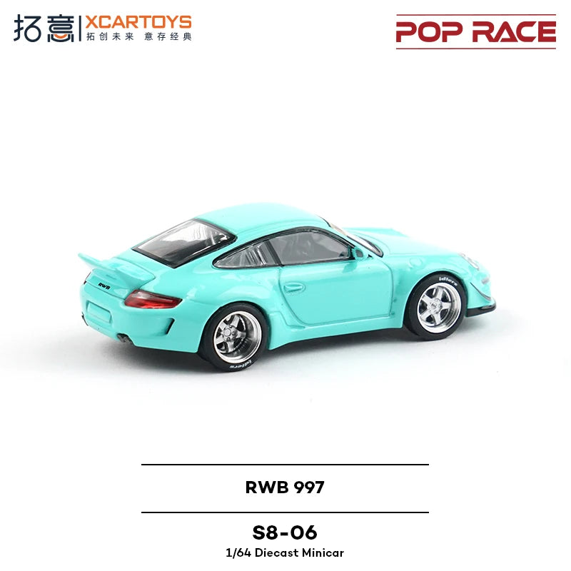 XCARTOYS Pop Race RWB 997 7 64 S8 1:64 Diecast