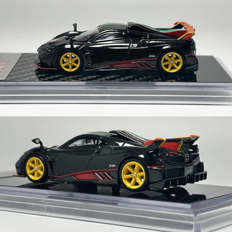 Hkm 1 64 Imola Silver Full Carbon Decoration 1:64 Diecast