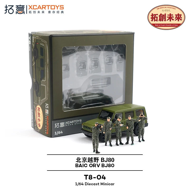 XCARTOYS Bj80 Orv with Figures 1 64 Metal Plastic Parts 1:64 Diecast