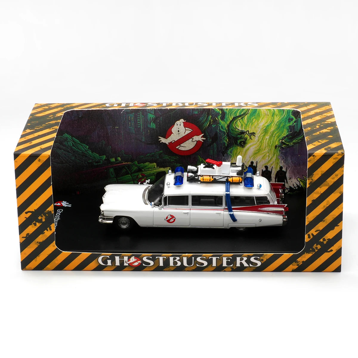 Ys 1 64 New Ghostbuster Miller Meteor 1959 Ecto 1 1:64 Diecast