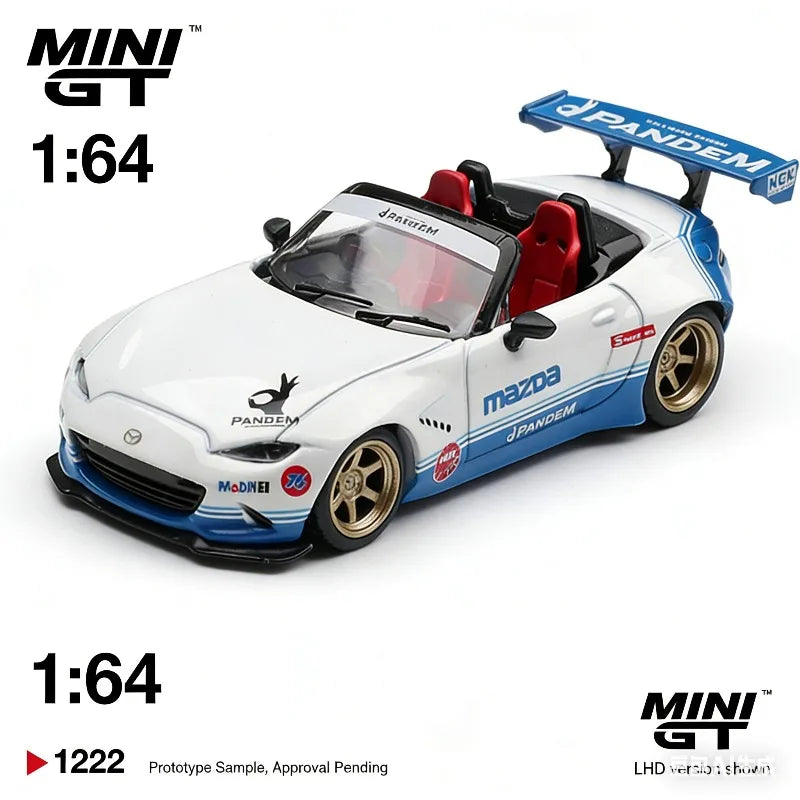 MINI GT MINI Cooper MINI Mazda MX-5 Pandem IMSA 1:64 Diecast