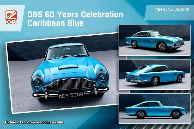 DCM Aston Martin DB5 60 Years Celebration 1:64 Diecast