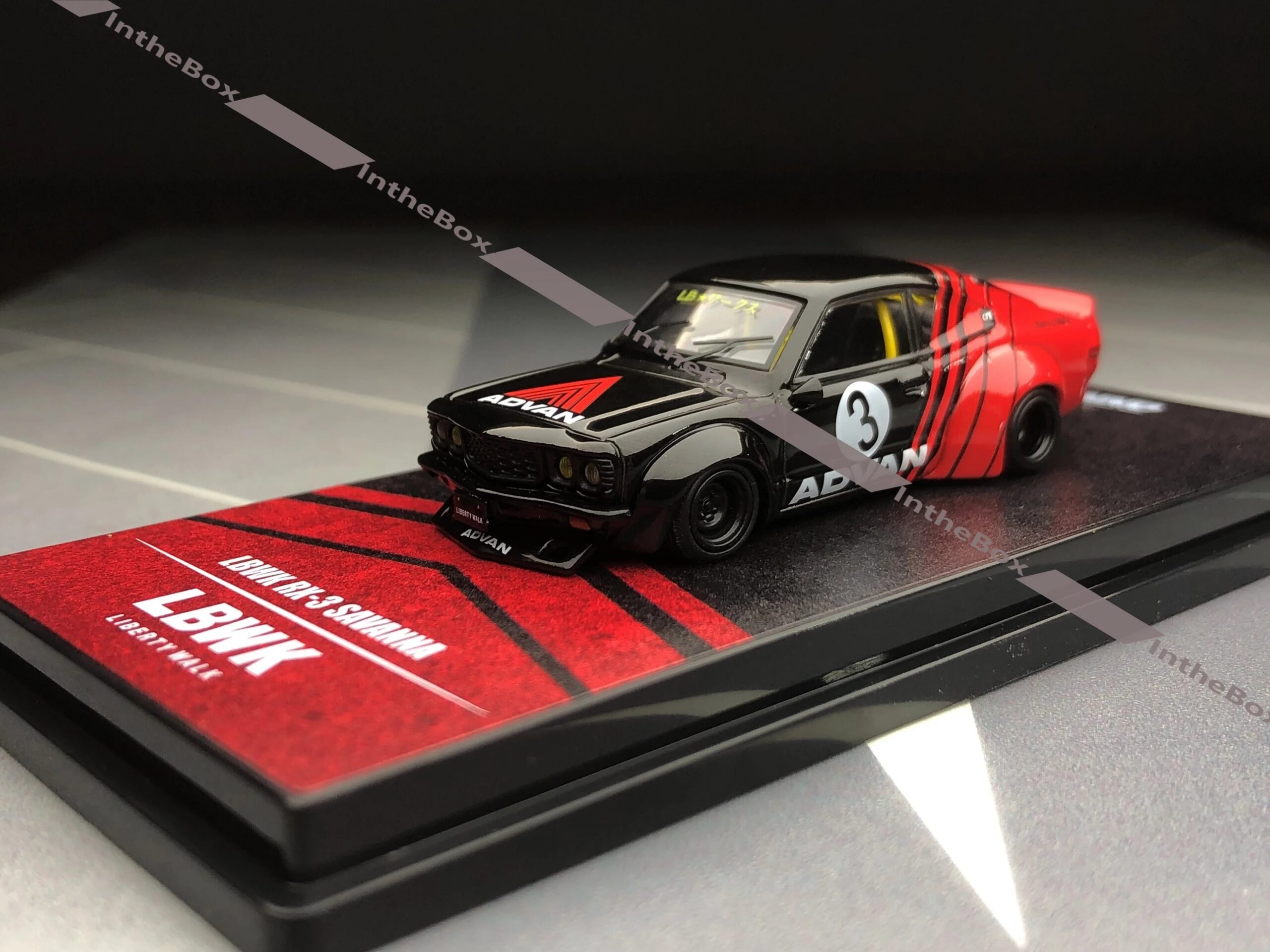 INNO64 Mazda RX-3 Savanna ADVAN Livery 1:64 Diecast