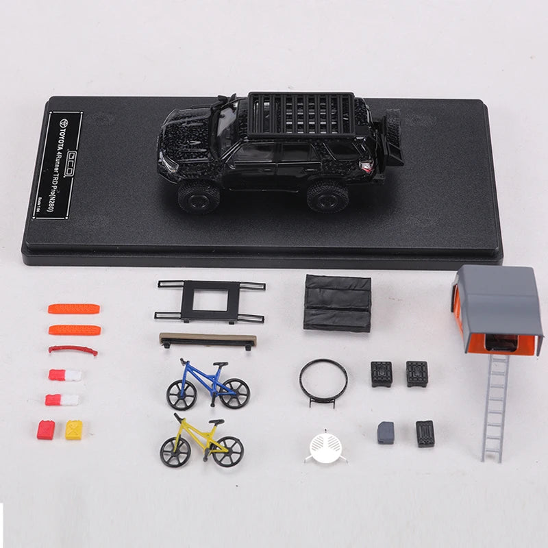 GCD 1 64 4runner Trd Pro N280 SUV Heavily Modification 1:64 Diecast