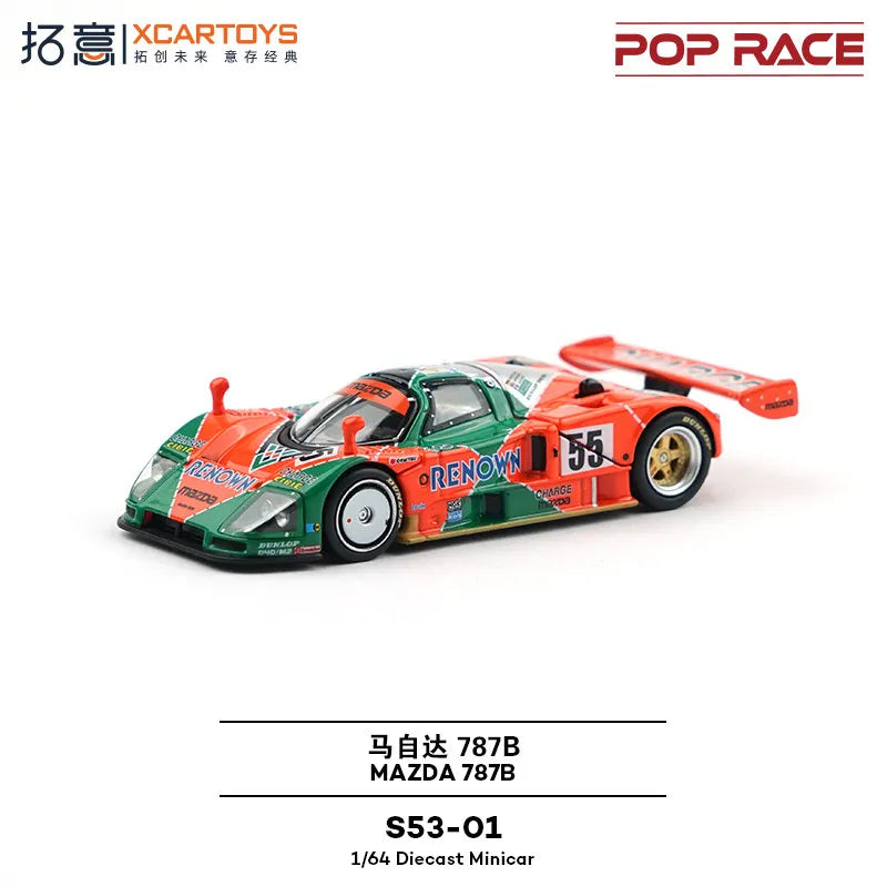Pop Race Mazda 787B 1991 Le Mans Champion 1:64 Diecast