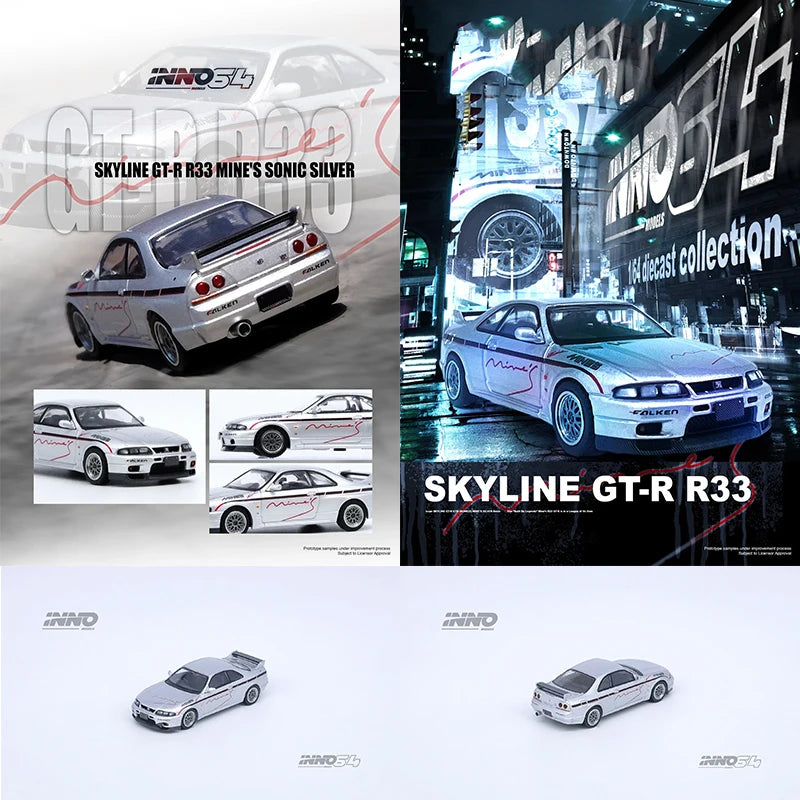 Inno 1 64 Lbwk F40 RX-7 RX-3 308 GTB GT-R 1:64 Diecast