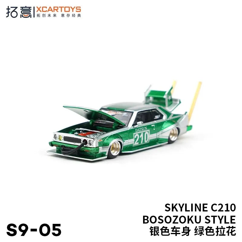 Pop Race XCARTOYS Skyline C210 1 64 Metal Plastic Parts S9 1:64 Diecast