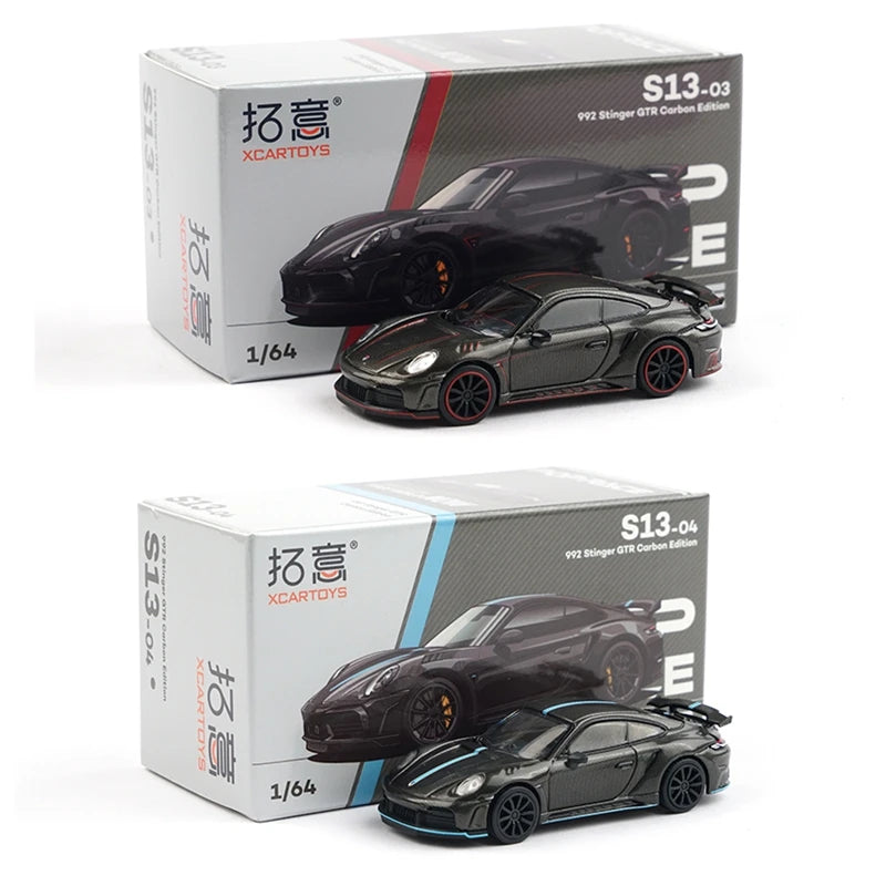 XCARTOYS Pop Race 992 Stinger GT-R Carbon Edition 7 1 CM 1:64 Diecast