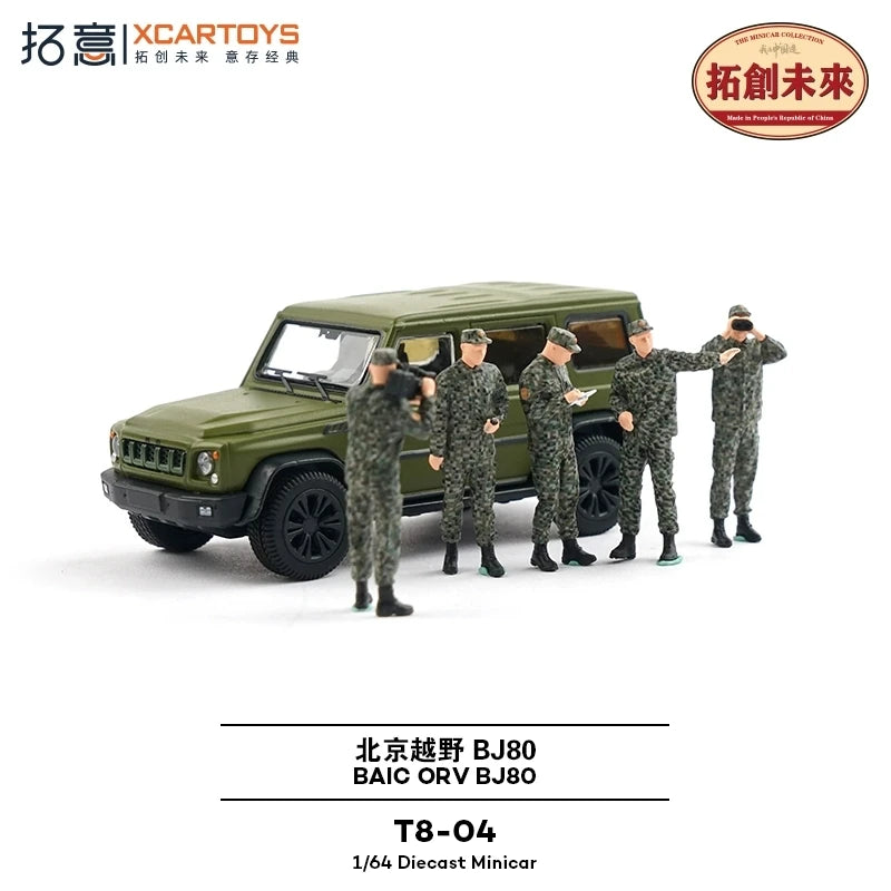 XCARTOYS Bj80 Orv with Figures 1 64 Metal Plastic Parts 1:64 Diecast