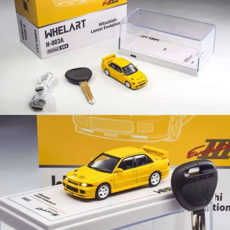 Mitsubishi Whelart Lancer EVO3 Cast 1:64 Diecast