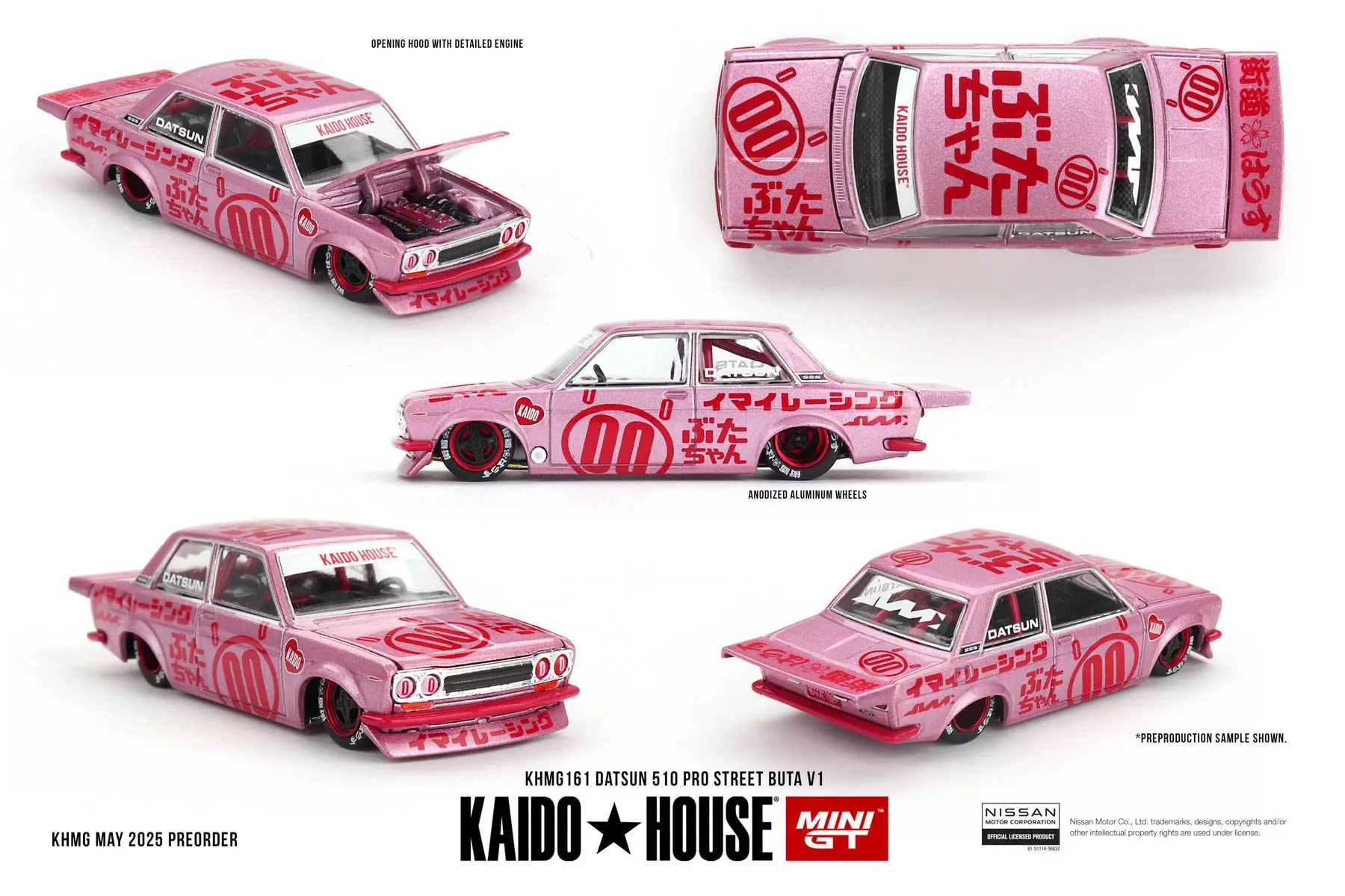 MINI GT Datsun Nissan 510 Kaido House 1:64 Diecast