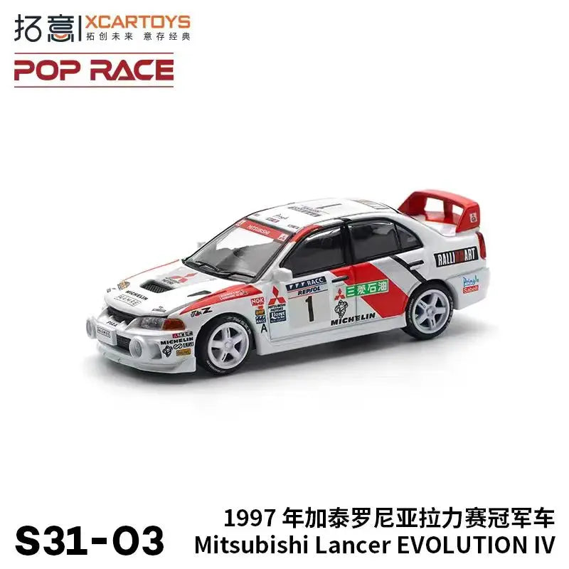 Pop Race XCARTOYS 1997 Lancer Evolution Iv 1 64 Metal Plastic 1:64 Diecast