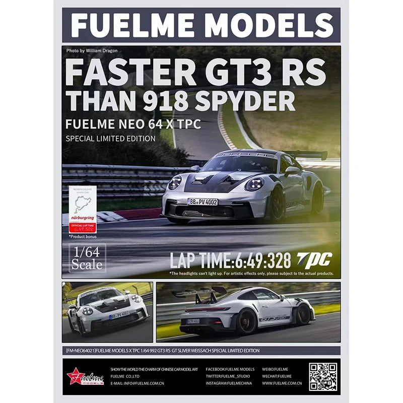 Ferrari LBWK 992 F40 Pandem GR Yaris 812 F8XX 1:64 Diecast