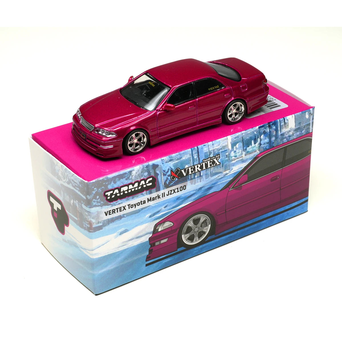 Toyota VERTEX Mark II JZX100 Tarmac Works 1:64 Scale Diecast Model Car