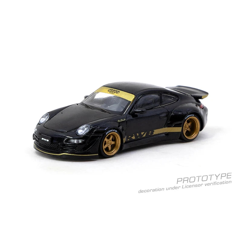 Tarmac Works Porsche TW RWB 997 Black 1:64 Diecast