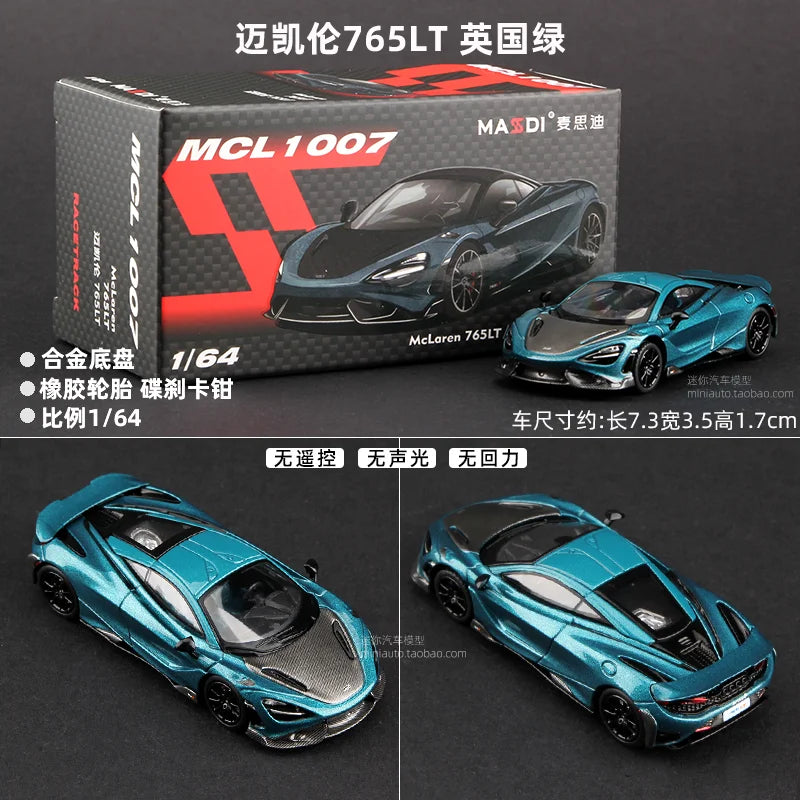 McLaren Senna GT-R White Hobby Masdi 1:64 Diecast