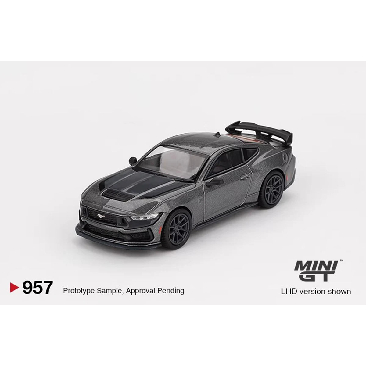 MINI GT 957 1 64 Ford Mustang Dark Horse 2024 Carbonized 1:64 Diecast